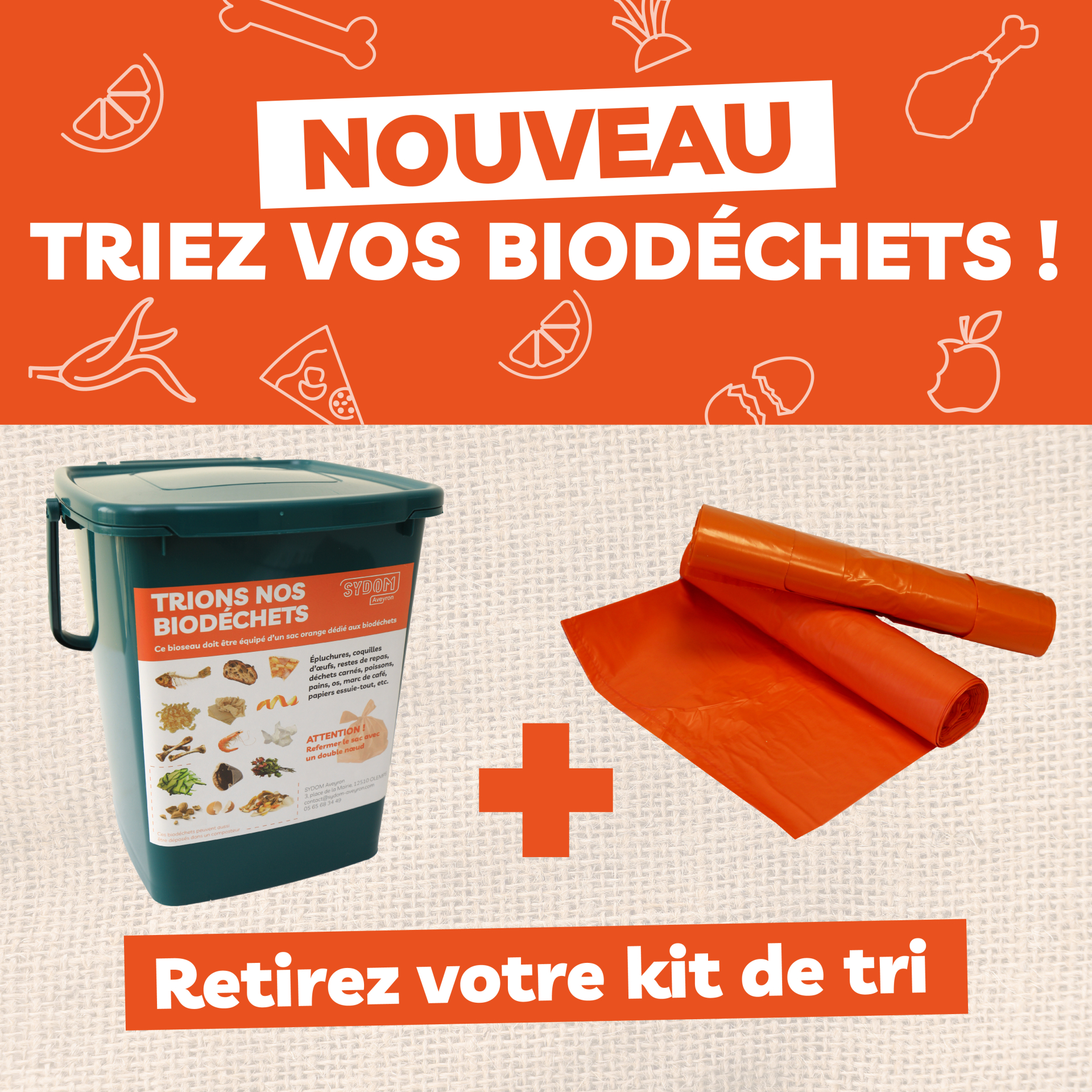Lire la suite à propos de l’article Triez vos biodéchets!